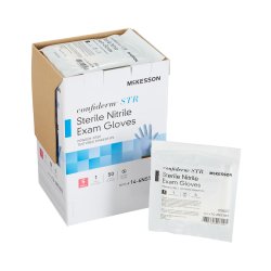 20 Pack-Sterile Nitrile Exam Gloves (medium)